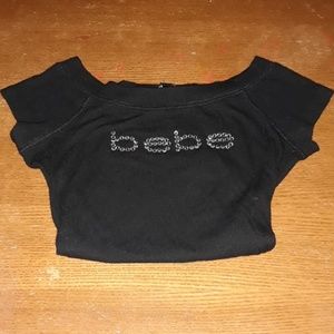Black bebe shirt